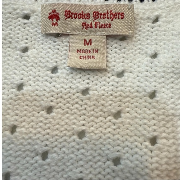Brooks Brothers Pullover V-neck Sweater Size M - Picture 3 of 3
